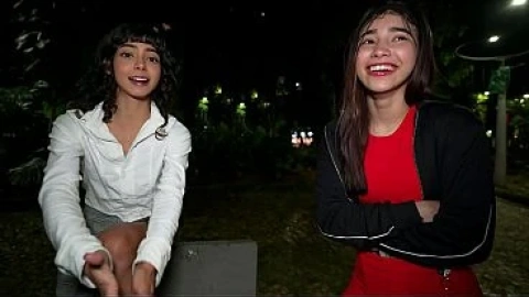 We Met Her In A Park And Made Her Join A Threesome